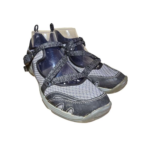Chaco Womens Size 8.5-9 Outcross Evo Mary Jane Hiking Shoes Gray Adjustable - Picture 4 of 9